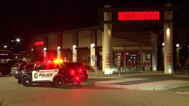 Man hospitalized after shooting at Maple Grove Benihana; police searching for suspect