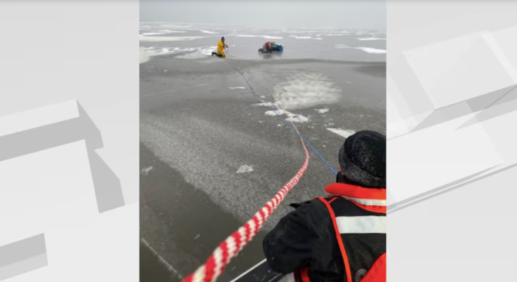 Man Rescued from Thin Ice on Lake of the Woods