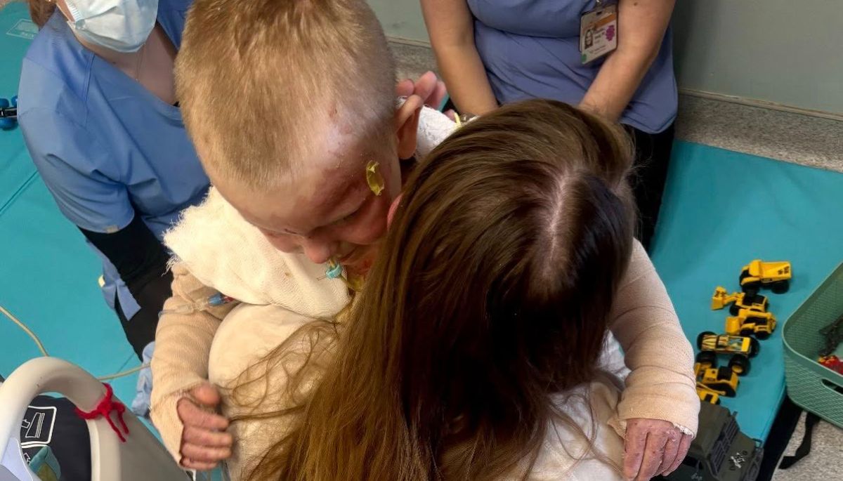 Mother Saves Children in House Fire