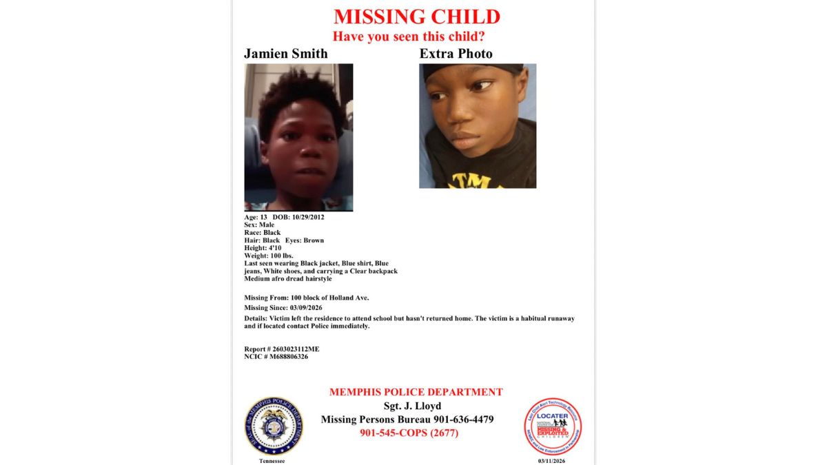 Jamien Smith missing