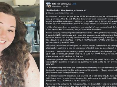 8-Year-Old Boy Allegedly Bullied and Attacked at Geneva River Festival, Mother Speaks Out