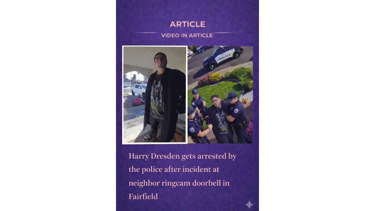 Harry Dresden arrested