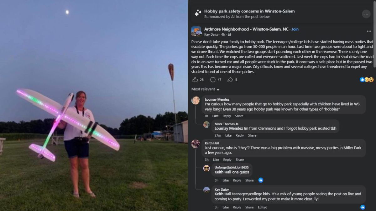 Hobby Park Winston-Salem safety concerns