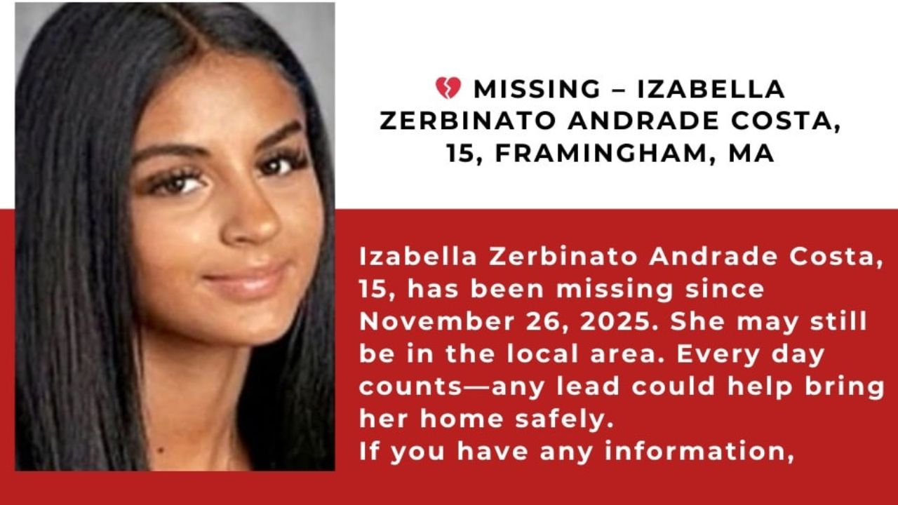 Izabella Zerbinato Andrade Costa missing