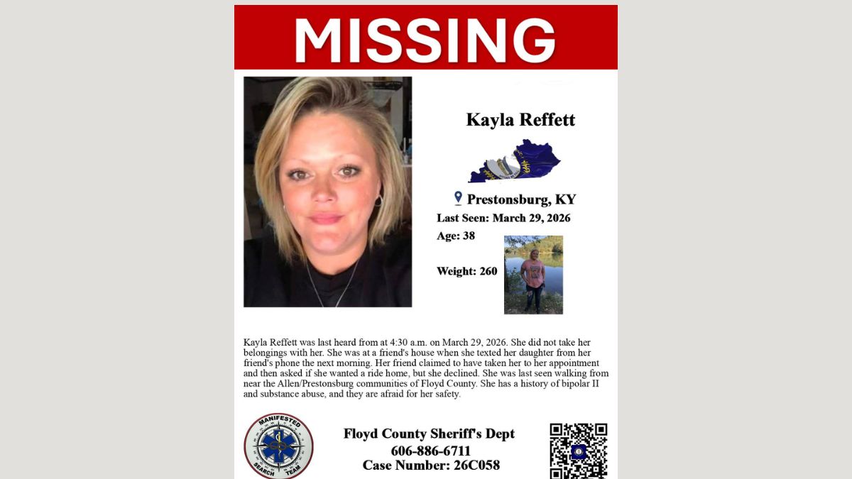 Kayla Reffett missing