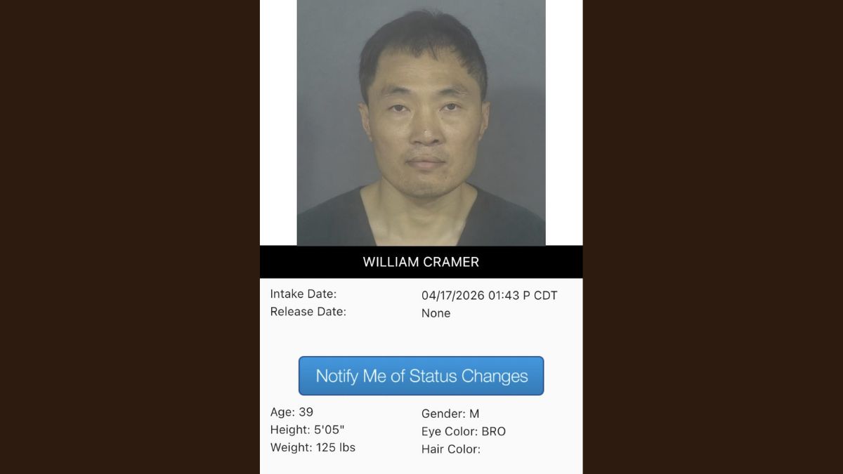 William Cramer arrested