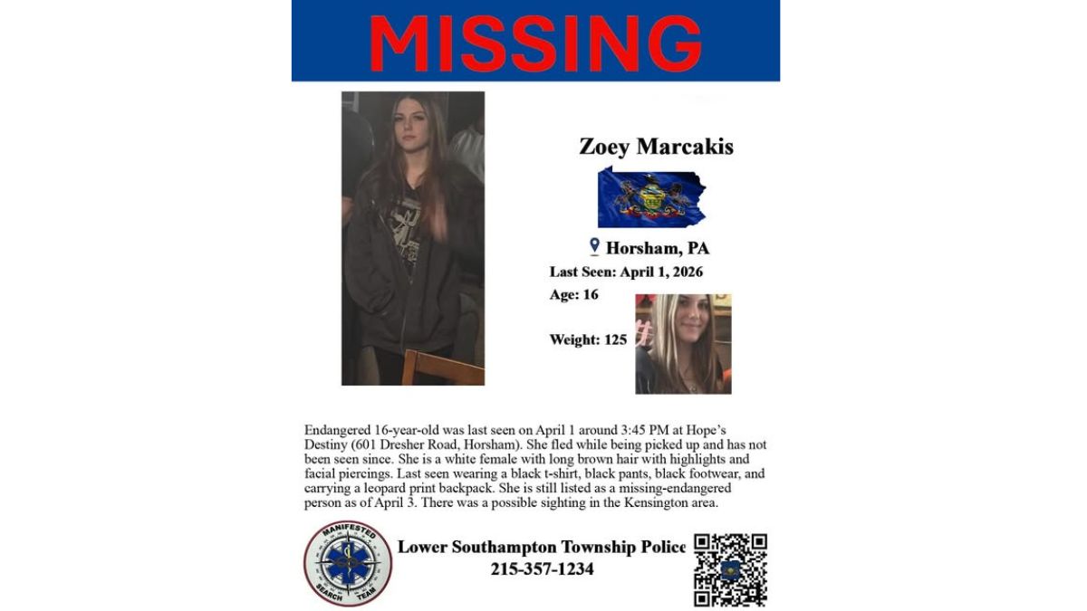 Zoey Marcakis missing