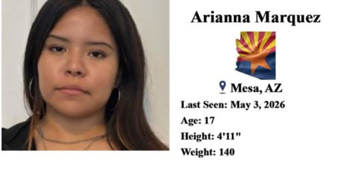 Arianna Marquez Missing in Mesa AZ: Community Urged to Help Find 17-Year-Old Teen Last Seen Near Crimson Road and Guadalupe Road