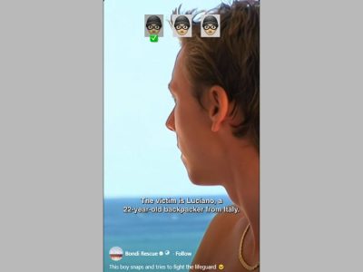 Teen Snaps at Bondi Lifeguard, Breaks Down in Tears When Police Arrive