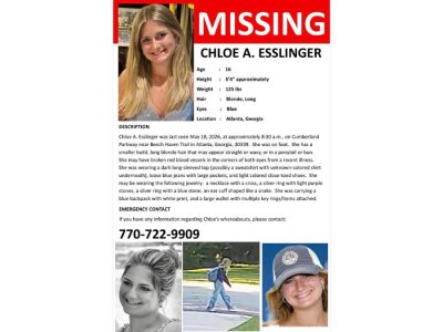 Georgia Locals Asked to Be on Lookout for Missing Young Woman Chloe Esslinger
