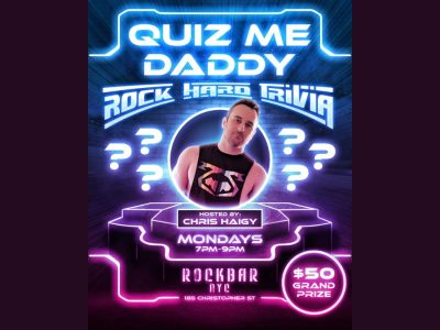 Rockbar NYC Mourns the Loss of Chris Haigy, Beloved Trivia Night Host Known as “Quiz Daddy”