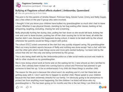 Jimboomba School Under Fire as Bullying Victim Leaves After Months of Harassment