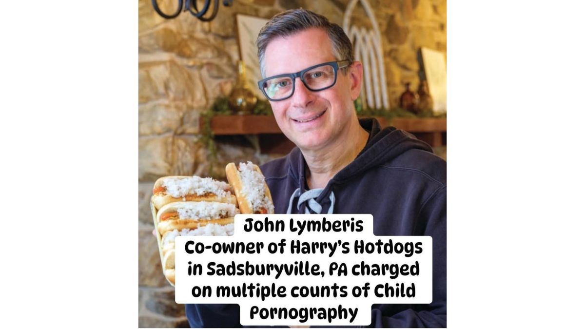 Harry’s Hot Dogs Co-Owner John H. Lymberis Arrested on Child Pornography Charges, Released on Bail