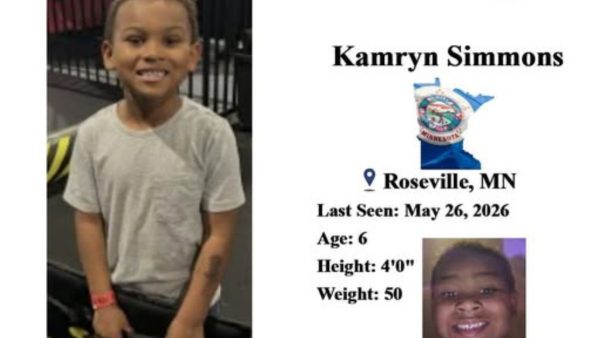 Missing: 6-Year-Old Kamryn Simmons Last Seen Leaving Roseville Home on Foot