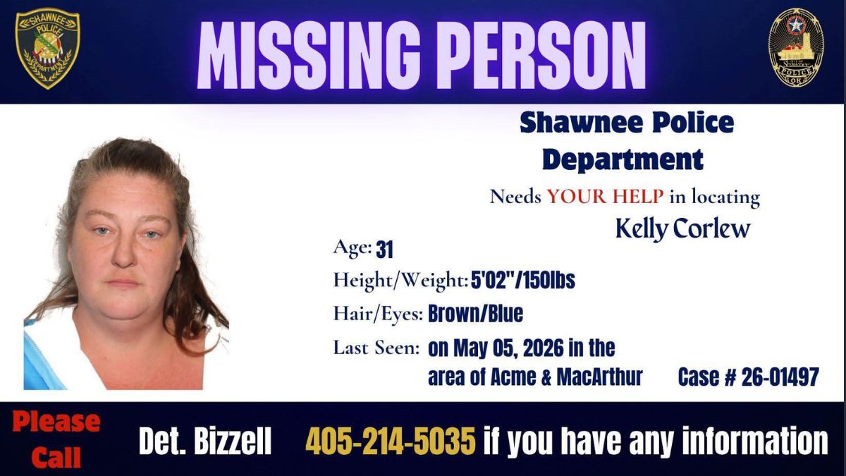 Search Continues for 31-Year-Old Kelly Corlew Missing From Shawnee, Oklahoma