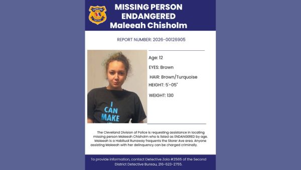 Cleveland Police Search for Missing 12-Year-Old Maleeah Chisholm