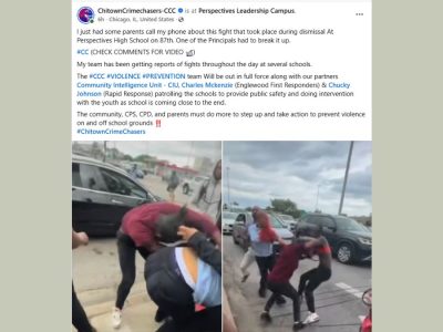 Fight Breaks Out During Dismissal at Perspectives High School on Chicago’s South Side