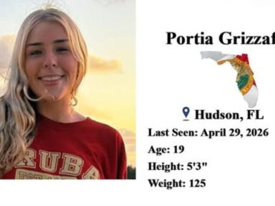 Portia Grizzaffe Missing in Hudson, Florida Authorities Launch Search After 19-Year-Old Vanishes