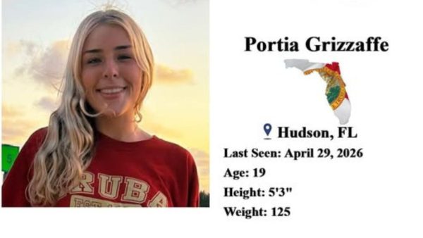 Portia Grizzaffe Missing in Hudson, Florida Authorities Launch Search After 19-Year-Old Vanishes