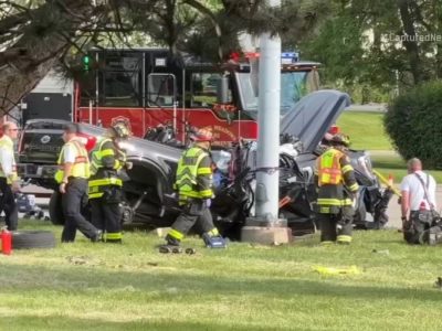 Rollover Crash at Algonquin Road Turns Fatal, Two Others Hospitalized