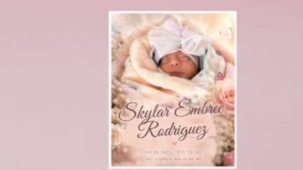Baby Skylar Embree Rodriguez of Weslaco, Texas Dies on Day of Birth