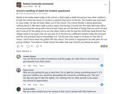 Thomasboro Grade School Under Fire After Child’s Death List Sparks Outrage Among Parents