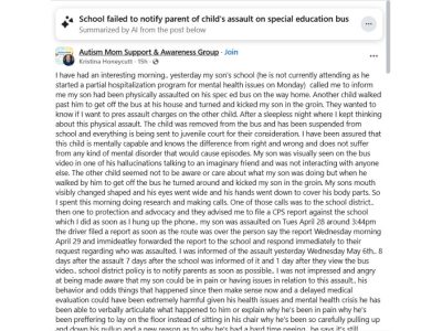 Who Will Speak for Him?’ Mom Furious After School Hid Son’s Bus Assault for Over a Week