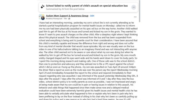 Who Will Speak for Him?’ Mom Furious After School Hid Son’s Bus Assault for Over a Week