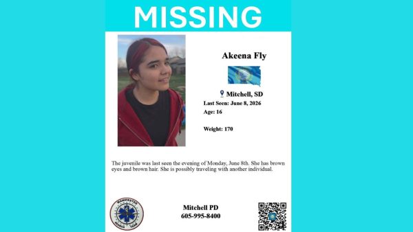 Mitchell, SD Teen Akeena Fly, 16, Missing Since Monday Evening, Possibly Traveling With Another Person