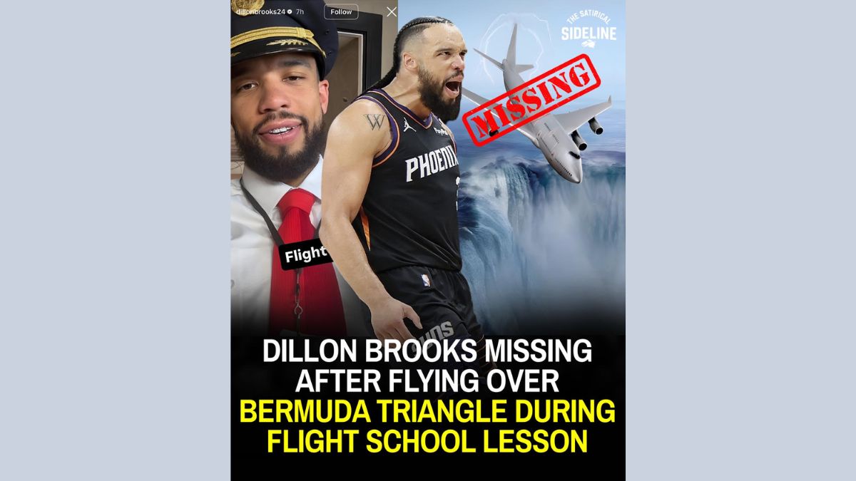 Houston Rockets Forward Dillon Brooks, 30, Subject of a viral Bermuda Triangle Missing Claim