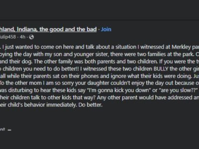 Highland, IN, Mom Calls Out Parents After Witnessing Alleged Bullying at Local Park