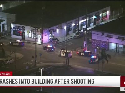Gunman Flees After Fatal Lennox Shooting Sends Car Crashing Into Beauty Salon