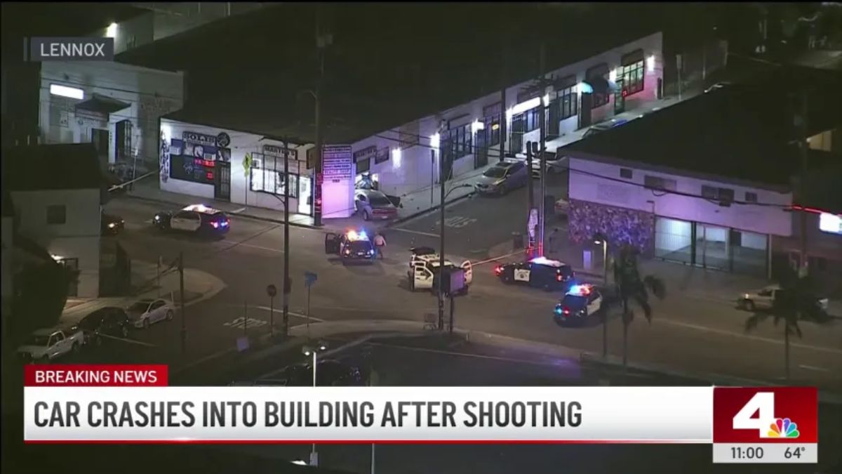Gunman Flees After Fatal Lennox Shooting Sends Car Crashing Into Beauty Salon