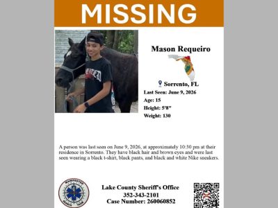 Sorrento Family Desperate for Answers as 15-Year-Old Mason Requeiro Vanishes from Home