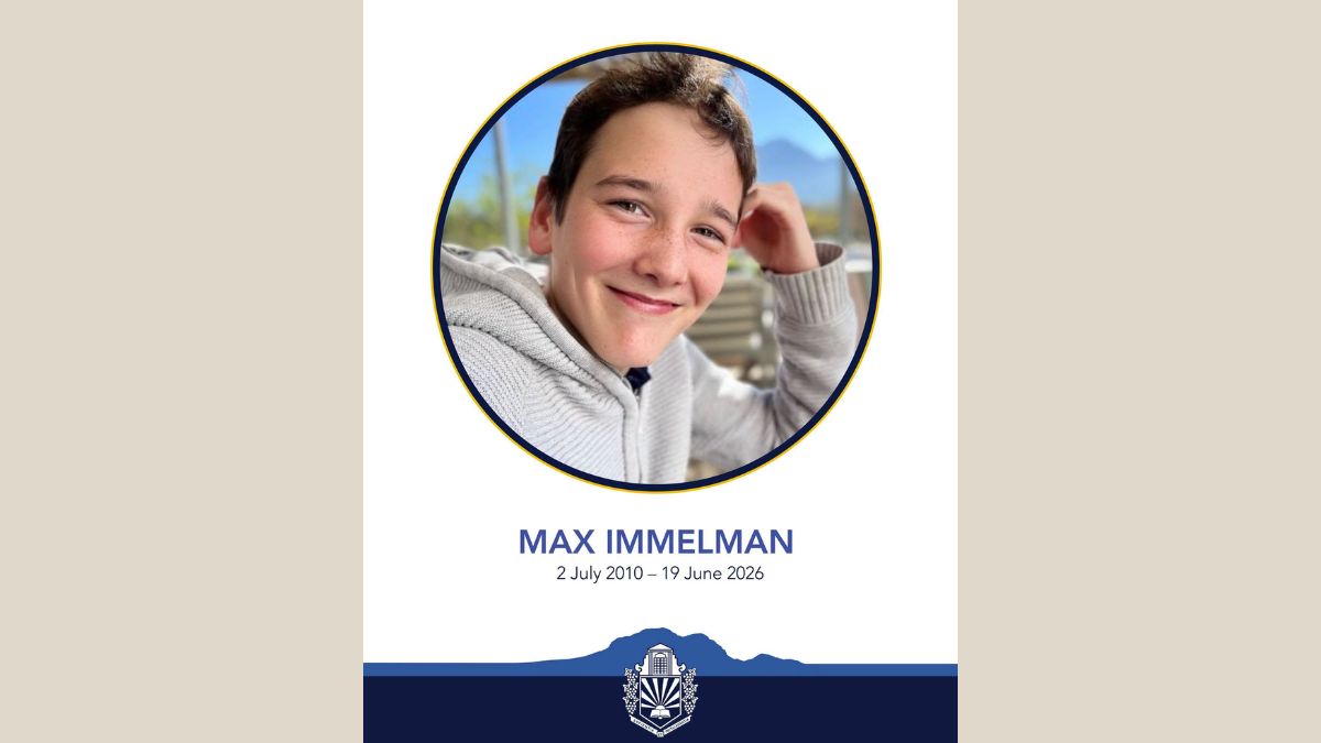 Grade 10 Student at Parel Vallei High School in Stellenbosch, Max Immelman Dies, Leaves Behind Parents and Sister