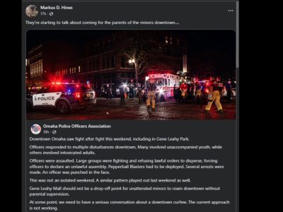 Omaha Police Declare Unlawful Assembly at Gene Leahy Mall After Back-to-Back Weekend Fights