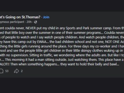 St. Thomas Parents Raise Supervision Concerns Over Summer Camp Safety