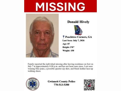 Peachtree Corners: Donald Hively, 87, Reported Missing After Leaving Home on Foot