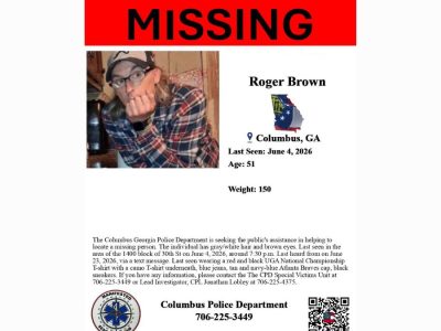 Columbus, GA, Roger Brown, 51, Vanishes, Brief Text Message Deepens Mystery