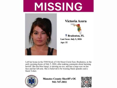 Bradenton, Florida, Victoria Azera, 32, Found Safe Hours After Being Reported Missing