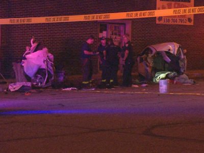 Youngstown, OH, Four Hospitalized After Overnight Crash on Market Street