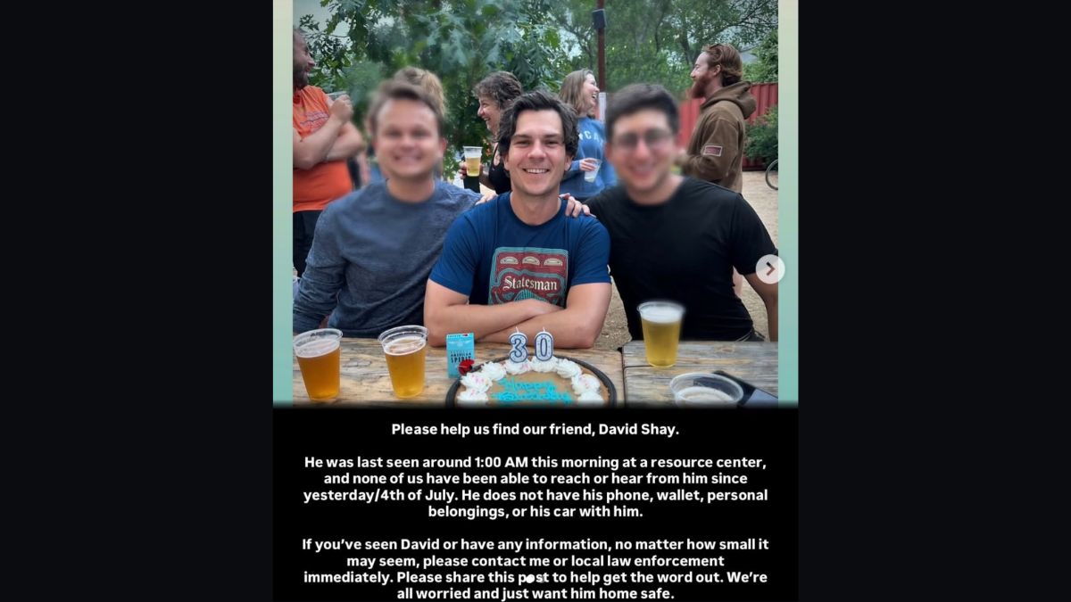 Austin, TX, Missing Man Rodger “David” Shay III, 30, Found Safe After Community Search